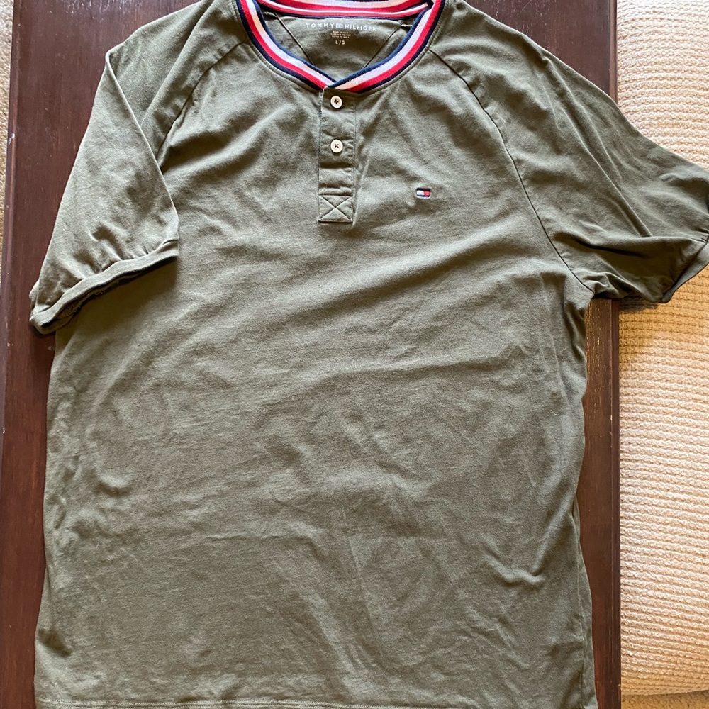 Tommy Hilfiger short sleeve Henley shirt
